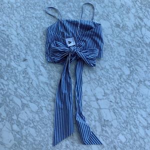 BRAND NEW TANK WITH TIE BACK